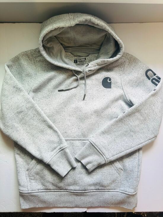Carhartt Sweaters - Carhartt 102791 Women'sClarksburg Midweight Logo Sleeve Graphic Hoodie - Size S